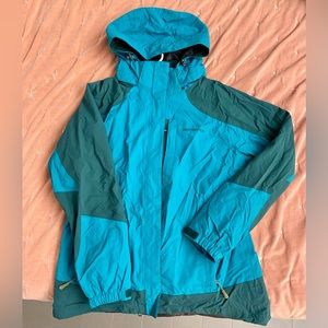 Ski/Snow/Hiking Teal Jacket Size XL (fits like a size L)